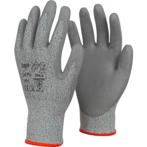 Védőkesztyű 5-ös vágásálló polietilén TOP CUT PU, szürke, 6 145154390 - Munkavédelmi kesztyű