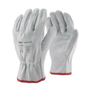 TOP BUFF-FS-A hasított marhabőr sofőrkesztyű, fehér, 10 145155090 - Munkavédelmi kesztyű