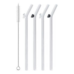 LONG DRINK üveg szívószál tisztító kefével 5 darabos készlet, halloween 145155243 - Szívószál