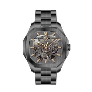 BIGOTTI MILANO Raffinato Square Skeleton Black Automatic férfi karóra BG110596-5 145155985 - Férfi óra