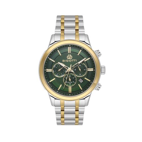 BIGOTTI MILANO Quotidiano Bicolor green férfi karóra BG110670-4 145156104