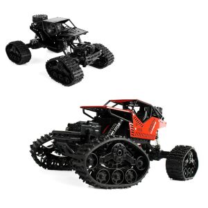 B4H2 Távirányítós autó cserélhető kerekekkel és lánctalpakkal RC terepjáró 2 az 1-ben 4x4