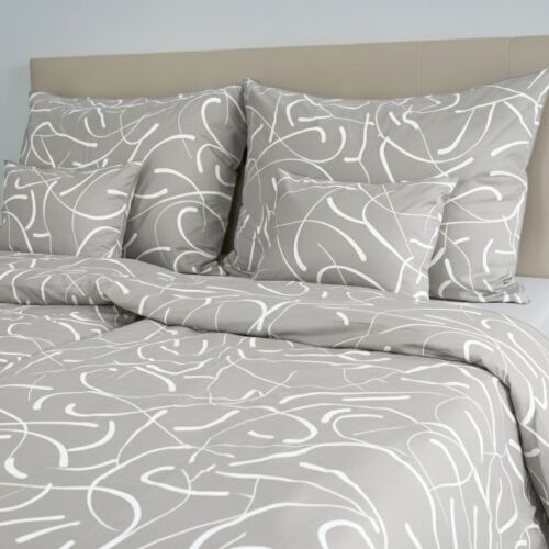 Pamut ágyneműhuzat garnitúra - Világos szürke fehér mintával 3 db: Kispárna+Nagypárna+Paplan 145156158