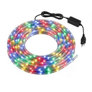 Vianočný vonkajší kruhový LED svetelný kábel 10 metrov IP65 Farebný RGB 145157231 - Vianoce