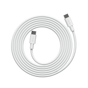 Cablu de date si incarcare rapida, USB-C/USB-C, AVOLT x Martinelli Luce, 2 metri, alb 145157853 - Cabluri de date