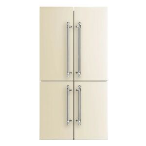 ILVE Side by Side hűtőszekrény, Nostalgie, 539 literes, elefántcsont színű 145157914 - Side by side hűtőszekrény