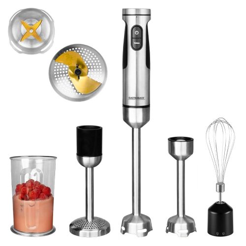 Botmixer és tartozékok, 4 az 1-ben, Gastroback, 1500 W, ezüst 145157921