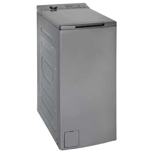 Felültöltős mosógép, Exquisit, 7,5 kg, 1200 fordulat/perc, szürke