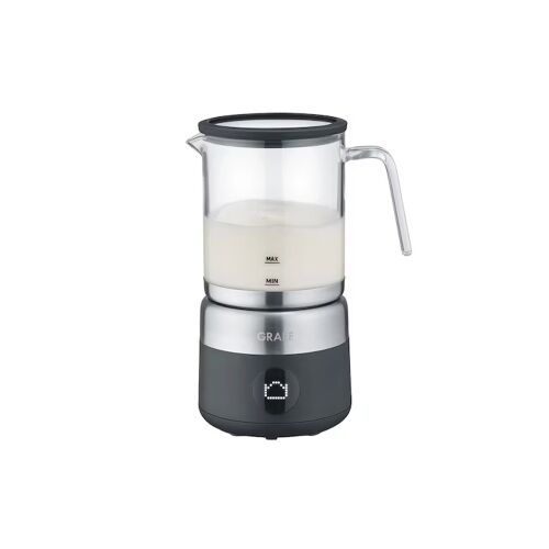 Graef tejhabosító, max. 500 ml űrtartalom, üveg tartály, 250 ml tejhab, 5 funkció, hideg vagy meleg tejhab, automata kikapcsolás, digitális kijelző, program kijelzés, érintőképernyős vezérlőp