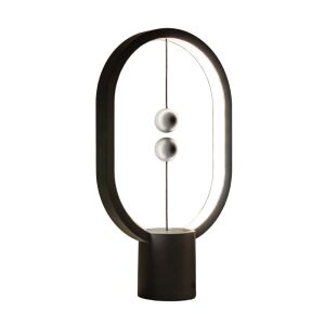 Mágneses lebegő LED lámpa, Allocacoc, Mini Ellipse Heng, sötétszürke