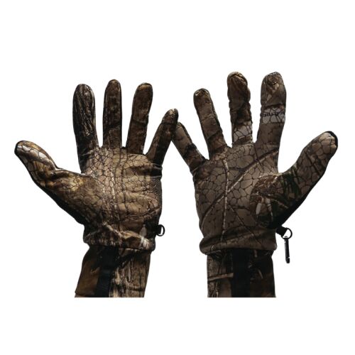 Manusi camuflaj Realtre, pescuit si vanatoare, palma siliconata antialunecare, XL 145158395