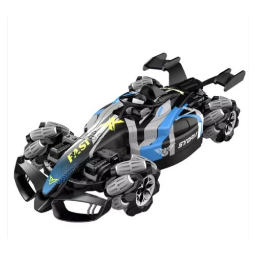 Távirányítós kaszkadőr autó gesztusvezérléssel, 4x4 meghajtással és LED lámpákkal.