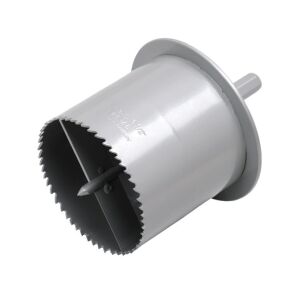 Bimetall-Bohrkrone für Fassaden, Durchmesser 89 mm, 4/6 ZpZ, mit Hartmetall-Schaber und Tiefenbegrenzer bei 90 mm 145168415 - Kreisschneider & Lochsägen