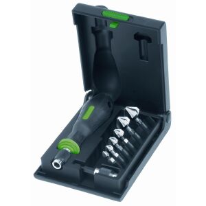 Комплект скосени фрези BT8HSS-CS, размери 6.3 - 20.5 мм / 8 броя - 01536 145168439 - Сортер за инструменти и части, Набор от инструменти, Стълба и изпълнител, Индустриална система от рафтове и Батерия и зарядно устройство за инструменти