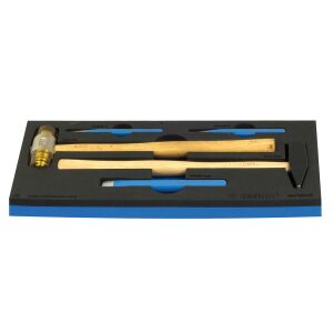 964/10SOS Set de ciocane si punctatoare in modul SOS / 5 piese - 621064 145168610 - Seturi scule și Scari