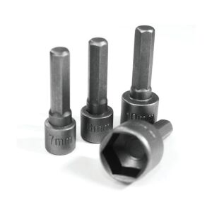 Steckschlüsselsatz 7 / 8 / 10 / 13 mm 1/4 - 38 mm / 4-teilig 145169011 - Steckschlüssel