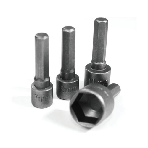 Steckschlüsselsatz 7 / 8 / 10 / 13 mm 1/4 - 38 mm / 4-teilig 145169011