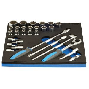 964/19SOS Set de capete chei tubulare 1/2'' in modul SOS / 29 piese - 621075 145169035 - Seturi scule