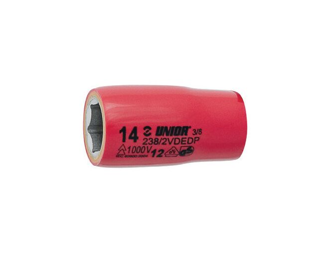 Klucze nasadowe 238/2VDEDP 3/8'' izolowane 1000 V, średnica 17 mm - 619166