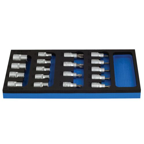 964/16SOS Set capete chei tubulare cu profil TX in modul SOS / 18 piese - 621071 145169285