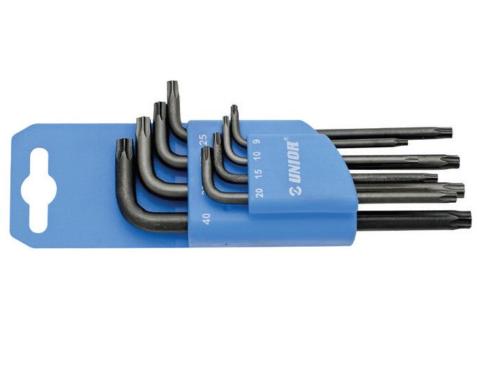 Set de chei locas cu profil TX in suport de plastic