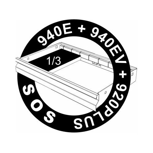 SOS modul hosszú kombinációs billentyűkhöz, kompatibilis a 940E, 940EV és 920PLUS rendszerekkel. - Rack szekrény kiegészítő