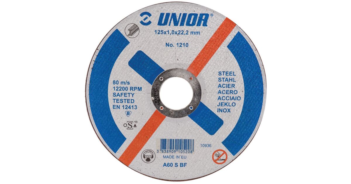 Disc abraziv pentru debitare otel 125x1.6x22 | Pepita.com