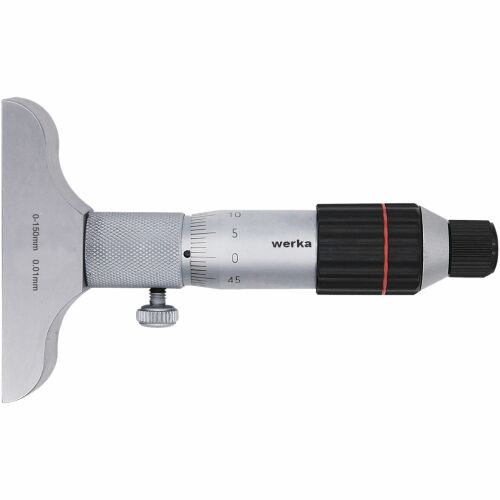 Mechanisches Tiefenmessgerät, mit Sockel, Skala 0 – 150 mm 145169827