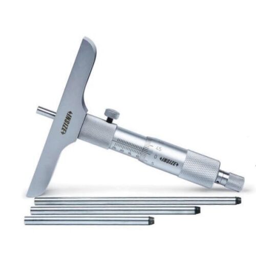 3240 Mechanikus mélységmérő mikrométer, talppal, 0-150 mm skálával, 6 db hosszabbítóval - 3240-150 145169887