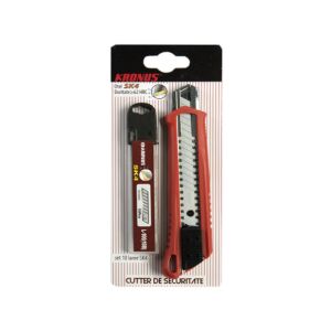 KRONUS vágó 160 mm, 10 darabos csere pengekészlettel SK4 vágóhoz, H 160, B 18, SÚLY 195 GR 145170031 - Tapétavágó