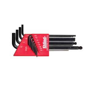 Satz langer Sechskant-Steckschlüssel mit Kugelkopf im Kunststoffhalter 145170230 - Innensechskantschlüssel