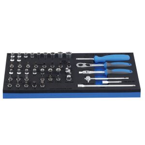 964/5SOS Комплект вложки и аксесоари 1/4'' в SOS режим / 45 части - 621057 145170294 - Сортер за инструменти и части, Набор от инструменти, Стълба и изпълнител, Индустриална система от рафтове и Батерия и зарядно устройство за инструменти