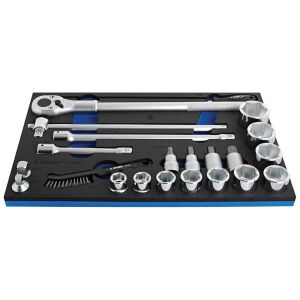 964/53SOS Комплект глухи ключове в SOS модул от пяна / 22 части - 623995 145170380 - Сортер за инструменти и части, Набор от инструменти, Стълба и изпълнител, Индустриална система от рафтове и Батерия и зарядно устройство за инструменти