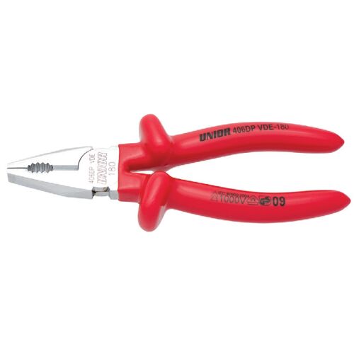 Szczypce uniwersalne izolowane 406/1VDEDP 1000 V, dł. 220 mm - 619181