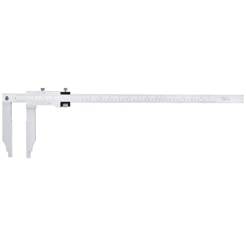 Mechanikus külső-belső tolómérő, finombeállítással, Skála 0 – 1000 / 0 – 40” 145170503