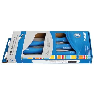 606B5NI Schlitzschraubendreher-Satz, Polypropylengriff, vernickelt / 5-teilig - 617033 145170558 - Schraubenzieher