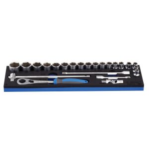 964ECO19 Комплект глухи ключове 1/2'' в SOS режим / 23 части - 621294 145170686 - Сортер за инструменти и части, Набор от инструменти, Стълба и изпълнител, Индустриална система от рафтове и Батерия и зарядно устройство за инструменти