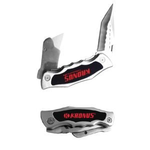 Briceag cutit + cutter cu lama trapezoidala pliabil, L 105 145170770 - Camping & Drumeții