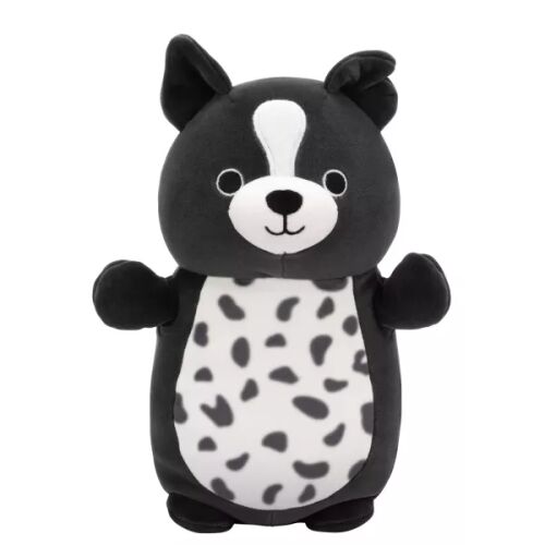 Squishmallows HugMees 25 cm - Monty, Border Collie alb-negru cu pete 145170966