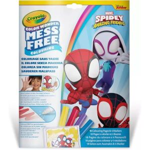 Crayola: Color Wonder Mankinský čarovný bezšmuhový maľovací set v mape 145171012 - Brožúry s aktivitami, maľovánky