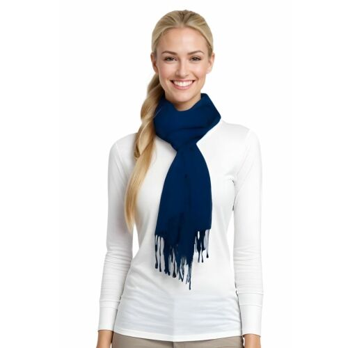 Esarfa tip sal din casmir, bleumarin 145171456