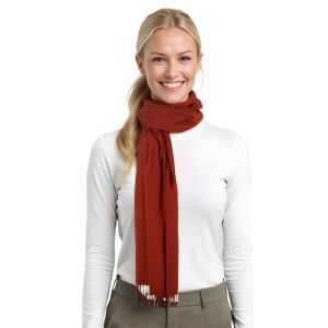 Fular dama uni 24 180x70 cm, caramiziu 145172882 - Accesorii pentru femei