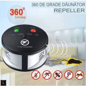 Aparat cu ultrasunete pentru respingerea daunatorilor, anti rozatoare, anti insecte, raza actiune 360°, 25-60 KH 145174409 - Insecticide