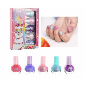 Vidám színek, lehúzható party körömlakkok kislányoknak