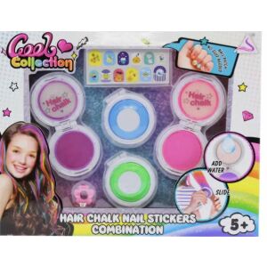 Hajszínező és körömmatrica készlet - 26 db-os