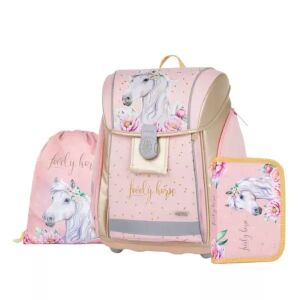 Horse Romantic prémium iskolatáska szett - 3 részes