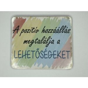 „Pozitív Lendület – Motivációs hűtőmágnes” 145181634 - Hűtőmágnes