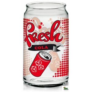 Cerve Dots Can pohárszett – 2 db, 450 ml, üveg, színes grafikus mintával 145184797 - Pohár