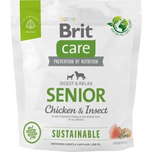 Brit Care Dog Sustainable Senior - chicken and insect, 1kg