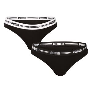 2PACK Fekete Puma női tanga (603034001 200) XL